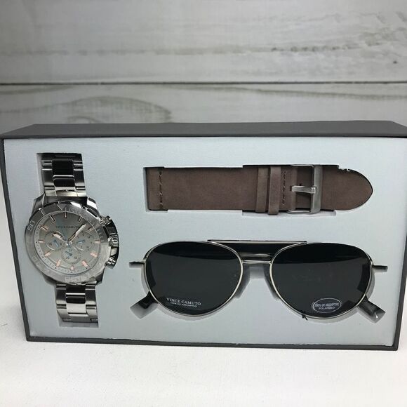 Vince Camuto Watch + Sunglass Set NWOT - Picture 1 of 6
